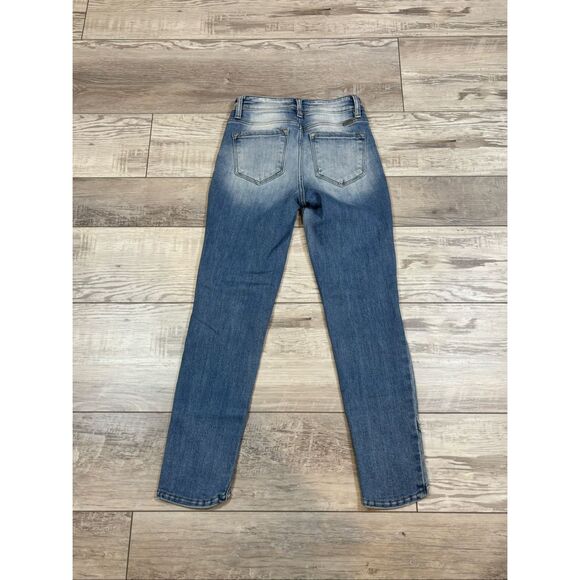 KanCan signature distressed mid rise ankle skinny jeans size 25 - Picture 4 of 11